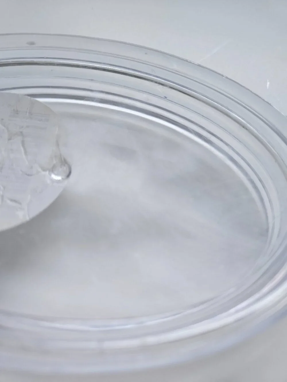 Plastic Oval Round Clear Soap Dish